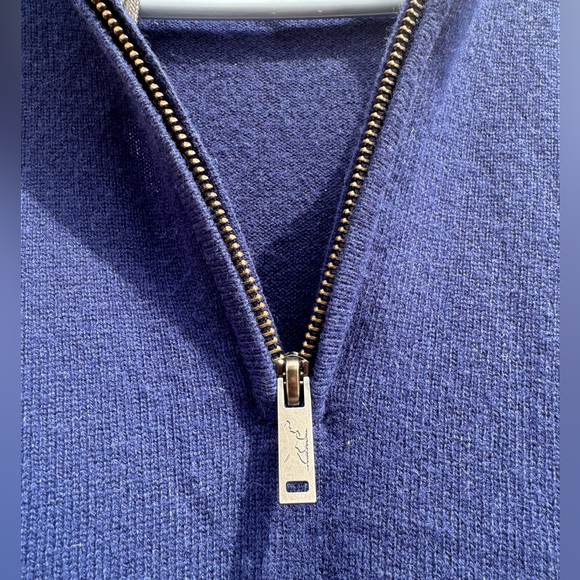 NWT Rodd & Gunn Wool Cashmere 1/4 Zip Sweater - Picture 4 of 6